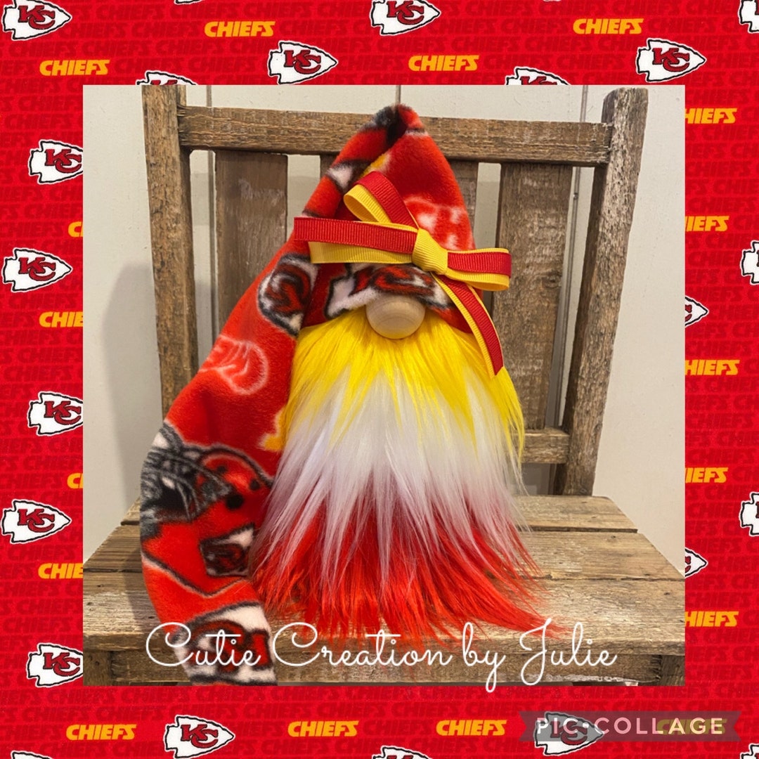 Kansas City Chiefs Gnome, NFL Gnome, Chiefs Kingdom, Tier Tray Decor, KC Chiefs Fan, Team Sports