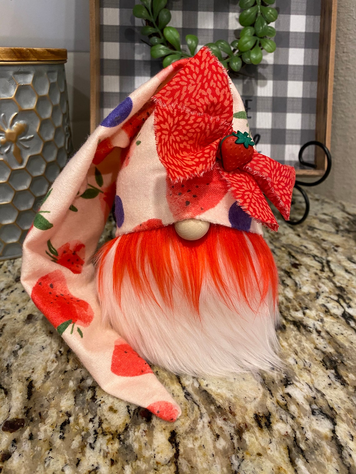 NEW StrawberryBlueberry Gnome Summer Gnome Strawberry Etsy