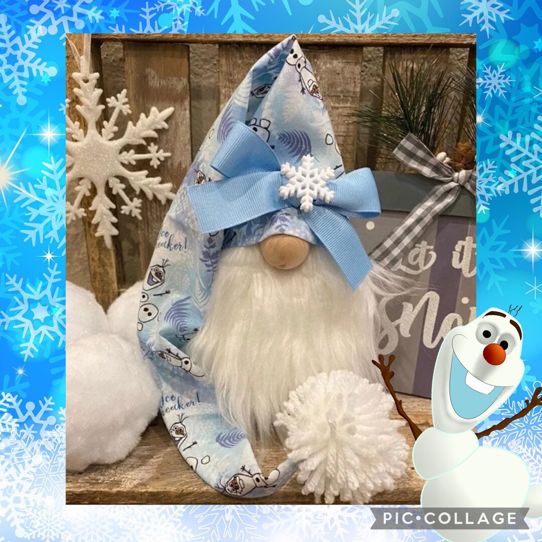 Disney Frozen Olaf Gnome, Frozen II, Frozen Decoration, Snowman Gnome