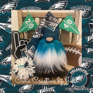 Philadelphia Eagles Football Gnome, Team Sports Gnome, NFL, Philadelphia Eagles Fan, Tomte, Nisse, Scandinavian