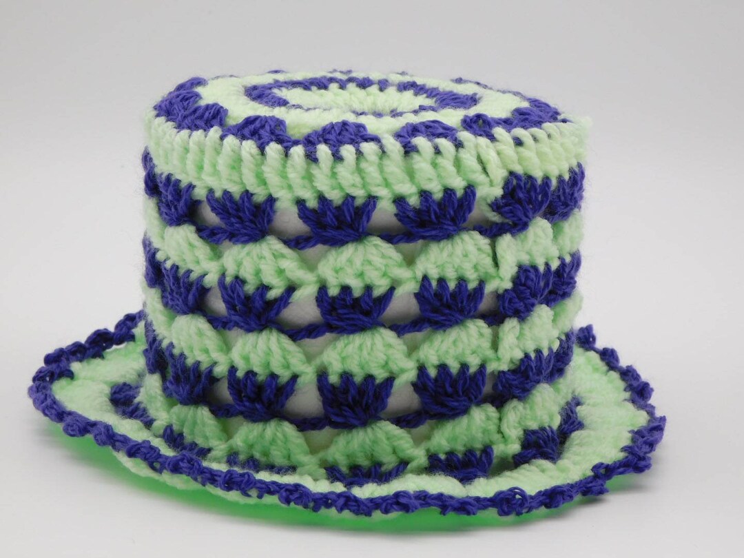 6 Toilet Paper Hat Toilet Hat Toilet Paper Hat Crocheted in Etsy