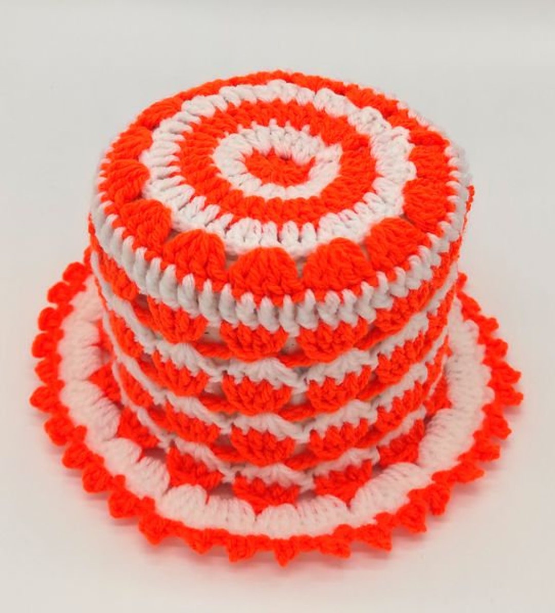 34 Toilet Paper Hat Klohut Toilet Paper Hat Crocheted in Orange and