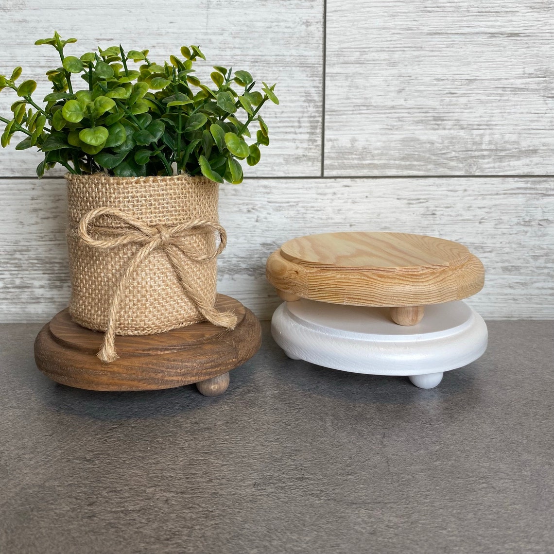 Wood Risers Farmhouse Decor Tiered Tray Riser Home Etsy