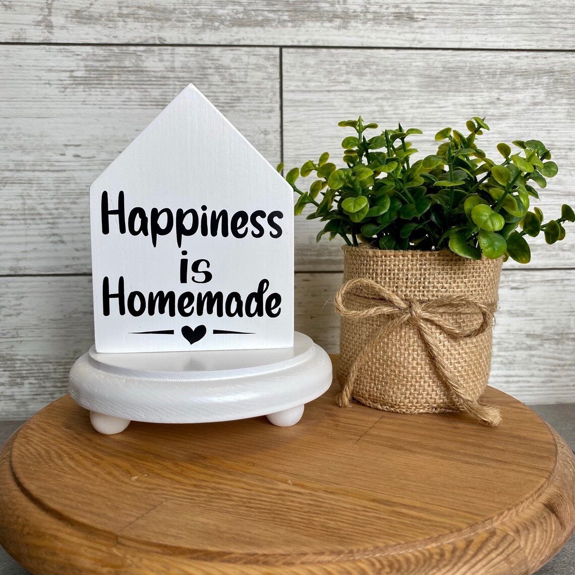 House Shaped Wood Signs Home Sign Farmhouse Decor Mini Etsy