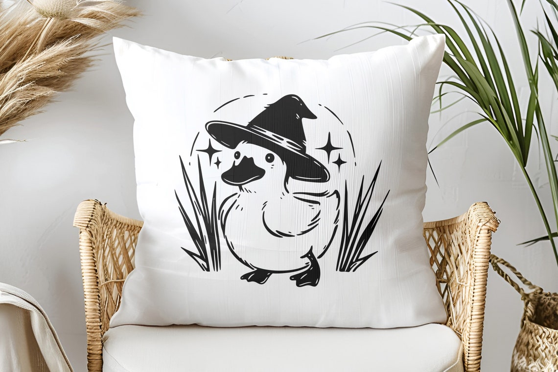Witchy Ente SVG Clipart | Süsse Halloween Ente mit Hexenhut | Hexenhut ...