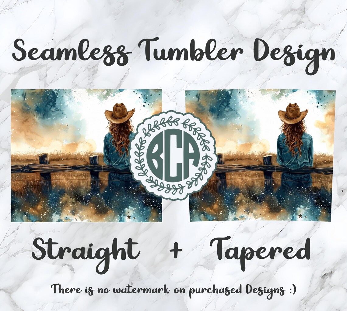Rustic Cowgirl Tumbler Wrap PNG | Country Western Tumbler Wrap Design ...