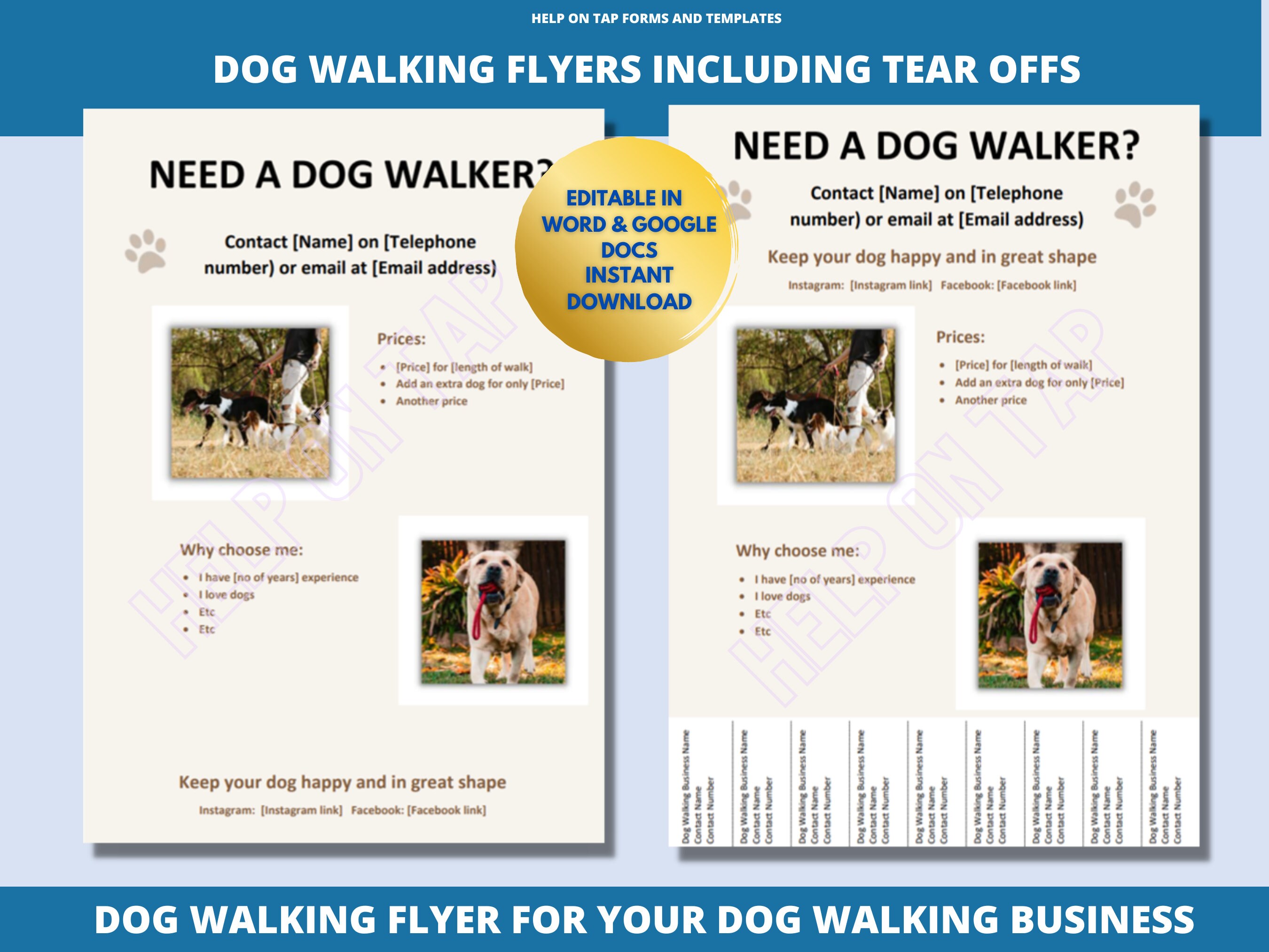 Tear off Flyer - Etsy