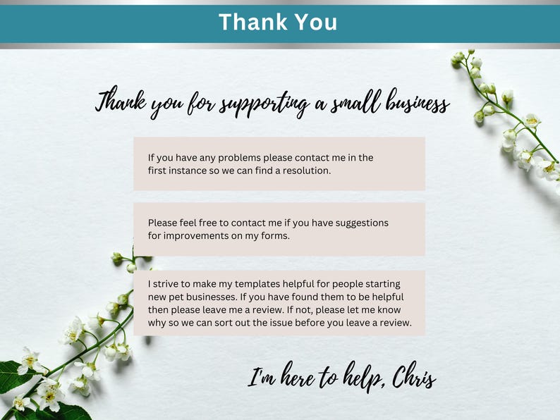 Dog Boarding Invoice Template: Editable in Word Google Docs Canva