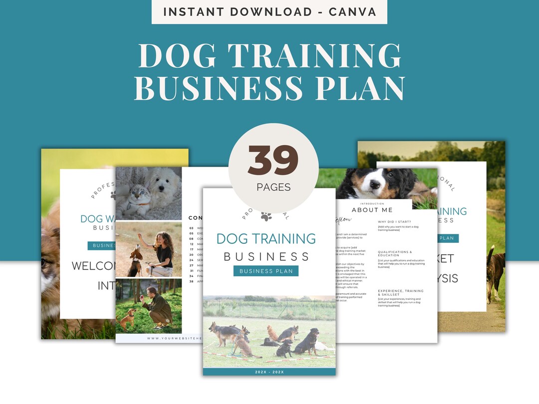 Dog Training Business Plan Template