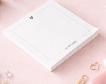 Gift for Vet Tech Personalised Sticky Notes For Animal Clinic Reminder Notes For Staff Vet Office Patient Care Checklist Pads Veterinary