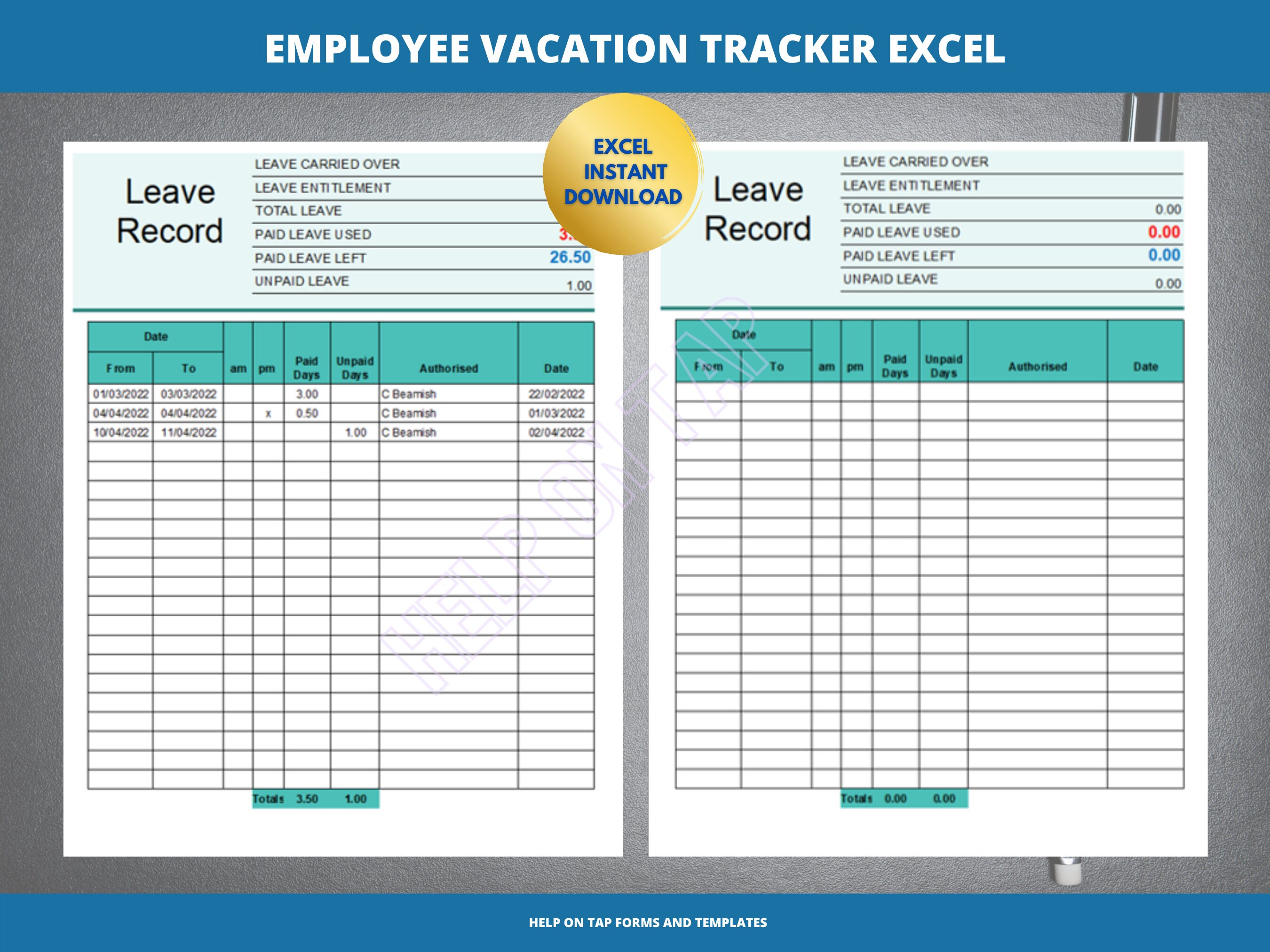 Leave tracker. Leave tracker