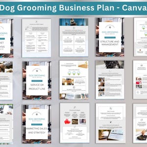 Dog Grooming Business Plan Template: Mobile Salon Startup (PDF) - Etsy