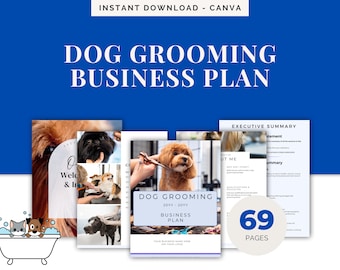 Dog Grooming Business Plan Template Format for Dog Grooming Salon Start-Up Business Outline Plan Example Executive Summary and Financials