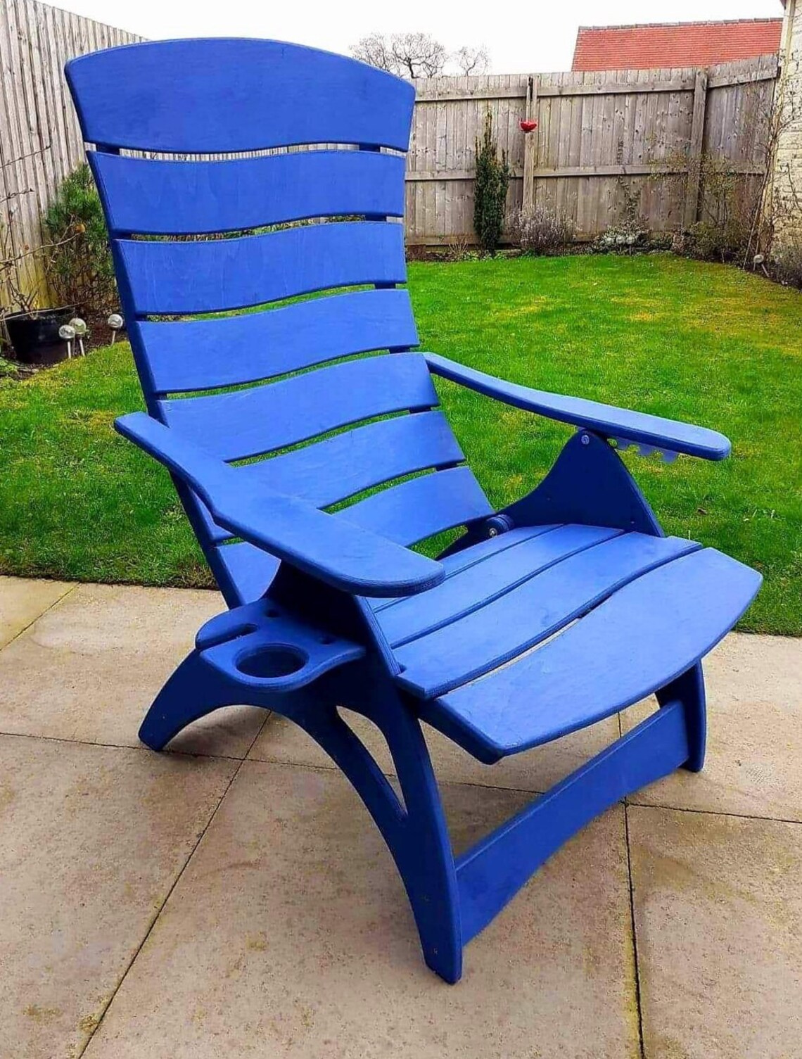 This is a stylish and contemporary garden reclining chair | Etsy