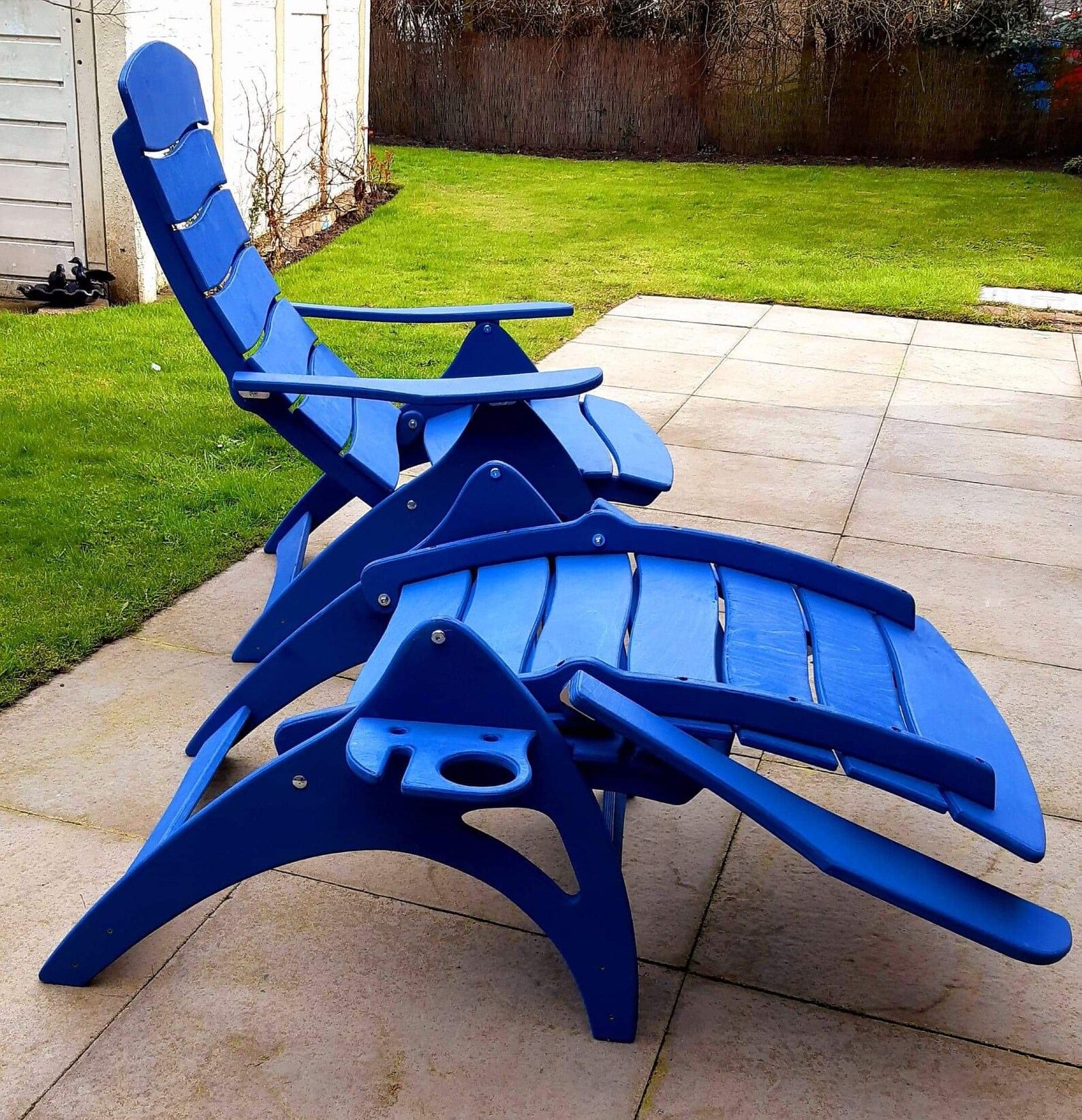 This is a stylish and contemporary garden reclining chair | Etsy