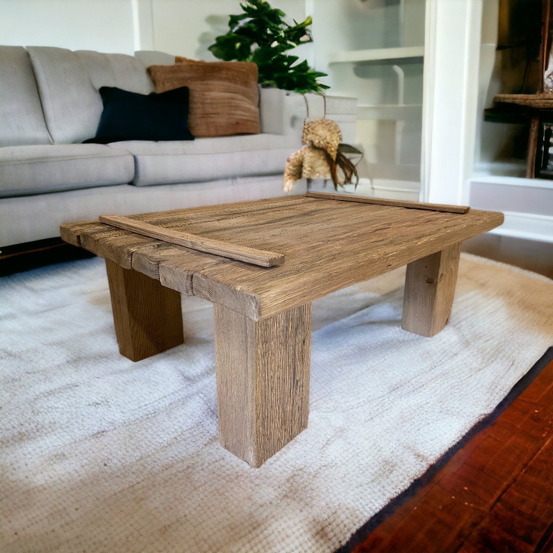 Contemporary Rustic Living Room Coffee Table