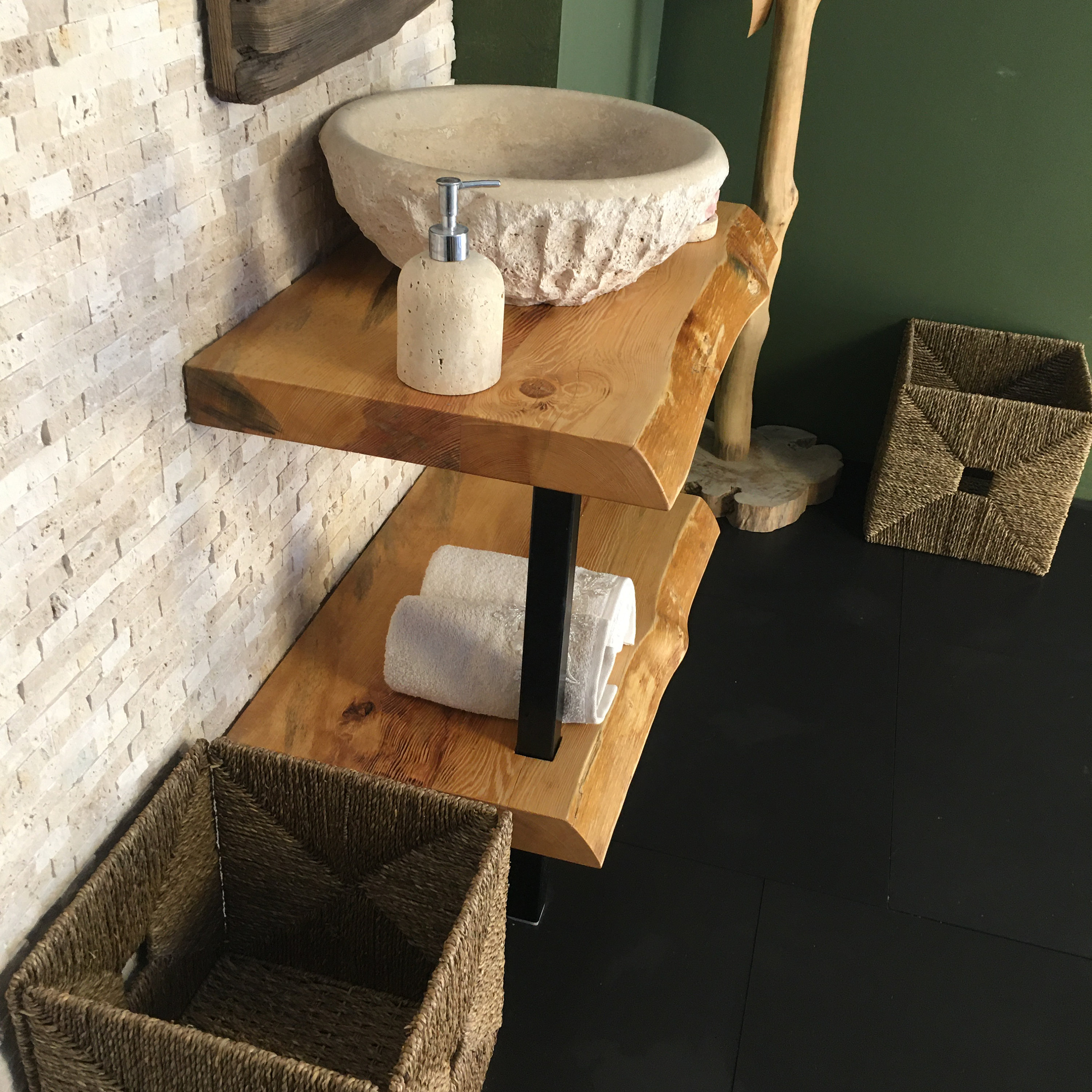 Bathroom Vanity / Vanities Sinknarrow Floating Live Edge Etsy UK