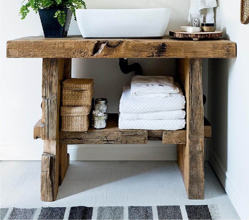 Bathroom Vanity / Vanities Sinknarrow Floating Live Edge Etsy