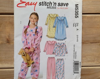 Patron Pyjama Enfant Etsy Canada