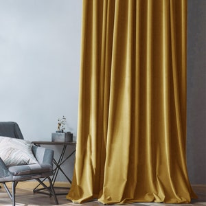 Modern Light Bronze Velvet Curtain | 49 colors available