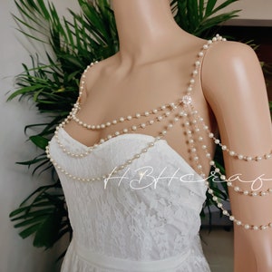 Chaîne d'épaule en strass, bijoux d'épaule de mariée, bijoux d'épaule de mariage, bijoux de robe, bijoux d'épaule