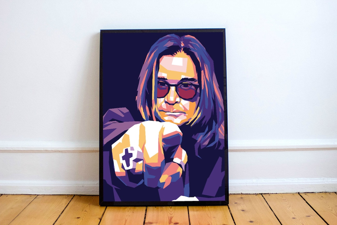 Póster De Ozzy Osbourne: Decora Tu Hogar Con El Príncipe De Las Tinieblas | Múltiples Tamaños 16x24, 20x30, 24x36