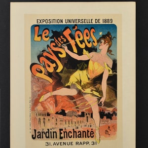 Original 19th C. Print Les Maitres de L&#39;Affiche - Worlds Fair 1889 - Antique Lithograph  - Adverstising Poster