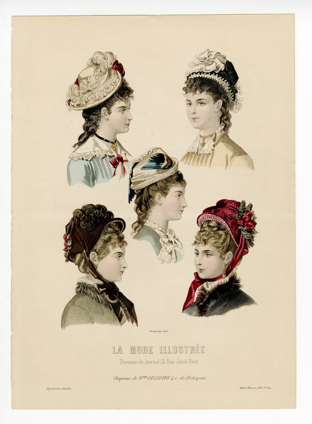 英語版　GLOBAL FASHION LOCAL TRADITION Ladies Fashion Print - Original - 