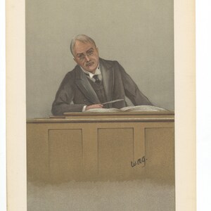 Original 1901 Vanity Fair Print -Alfred Plowden