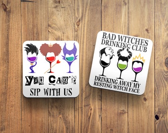 Disney Villain Inspired Coaster Set