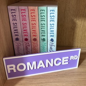 Library Sign - Street Sign - Bookshelf - Bookish - Book Decor - Romance Road