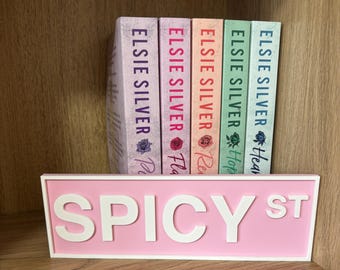 Library Sign - Street Sign - Bookshelf - Bookish - Book Decor - Spicy Street