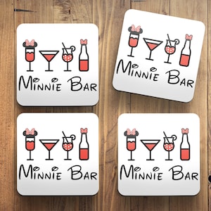 Posavasos inspirados en Disney de Minnie Bar