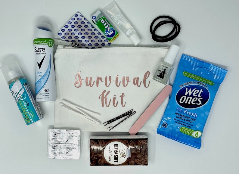 Personalised Wedding/Hen Do Bride Survival Kit image 2