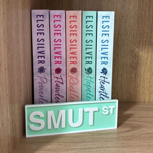 Library Sign - Street Sign - Bookshelf - Bookish - Book Decor - Smut - Smut Street - Romance