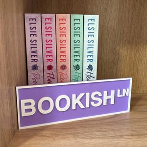 Library Sign - Street Sign - Bookshelf - Bookish - Book Decor - Bookish Lane