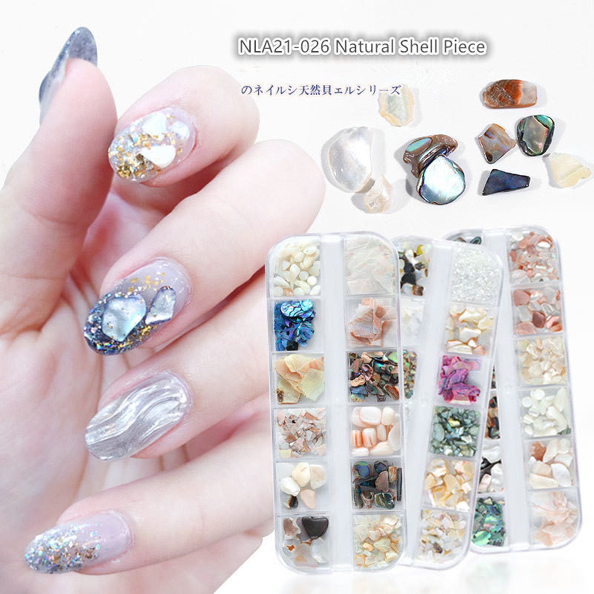 Natural Abalone Shell Nail Art Jewelry Set / Nail Rhinestones - Etsy Natural Abalone Shell Nail Art Jewelry Set / Nail Rhinestones - Etsy