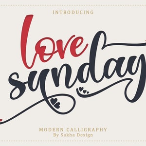 Love Sunday, Schriftart Kalligrafie, Script Font, Cricut Fonts, Schriftart für Cricut, Wedding Fonts, Love Fonts, Beautiful Script