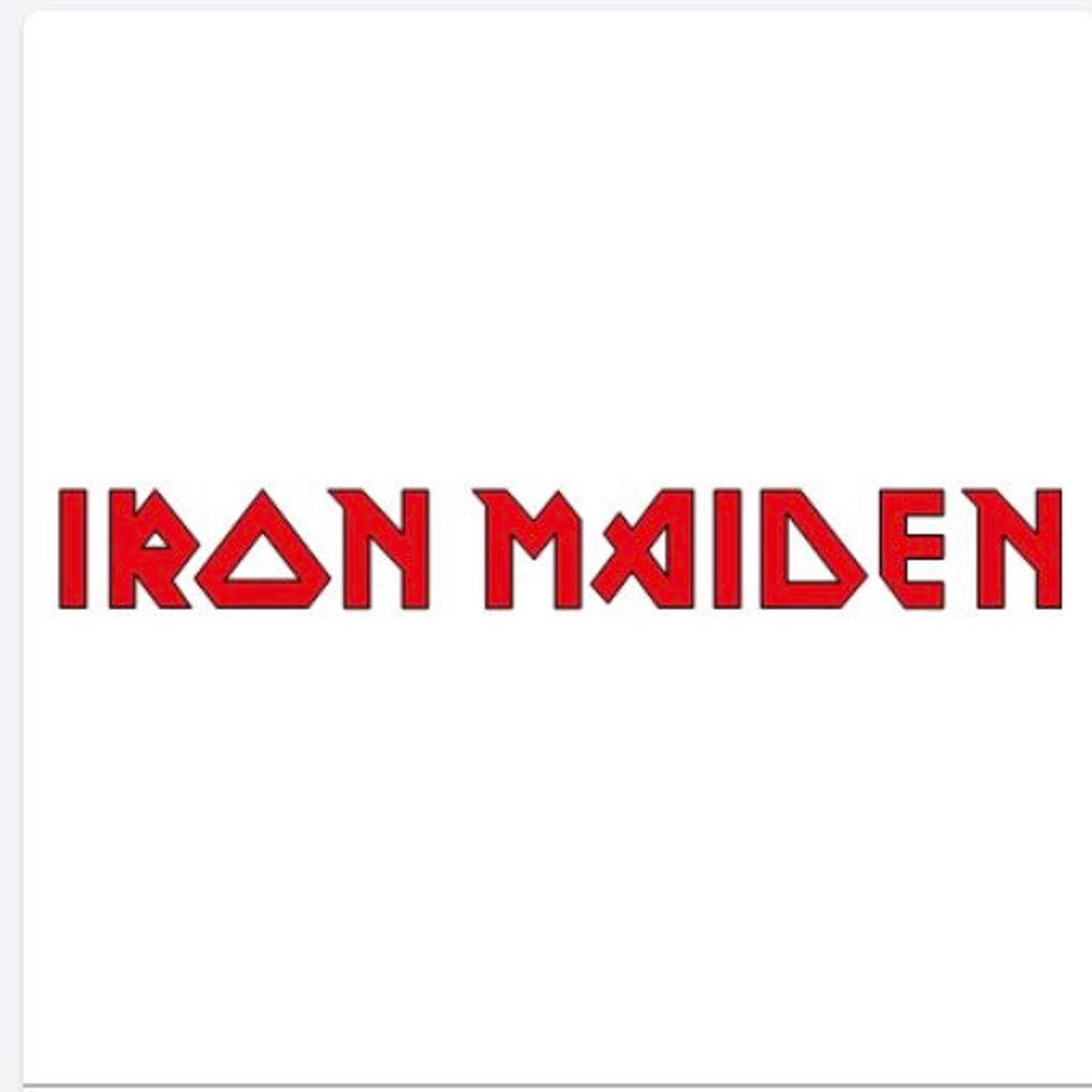 Iron Maiden Vinyl Decal - Etsy