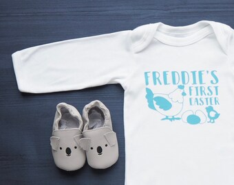 My first Easter outfit | baby chick onesie | Easter baby gift