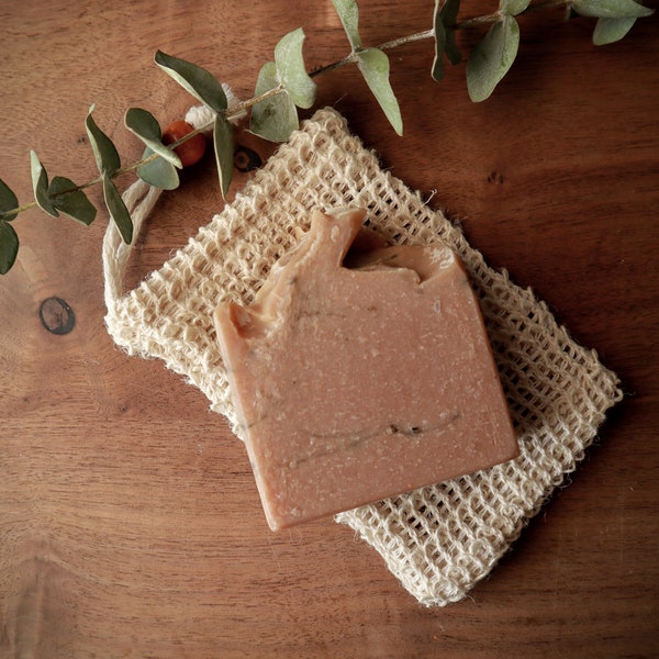 Sisal Pouch, All Natural, Vegan, Soap Saver, Soap Bag, Soap Scraps, Exfoliating, Bath Accessory, Plastic Free, Plant Based, Gift Giving