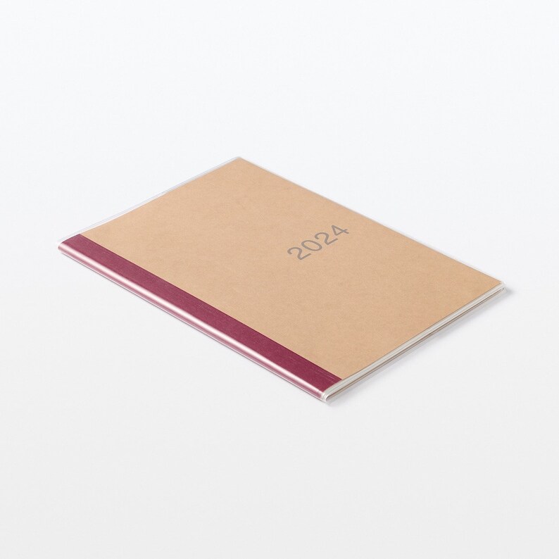 Muji 2024 Monthly Planner Muji 2024 Kraft Paper Monthly Etsy