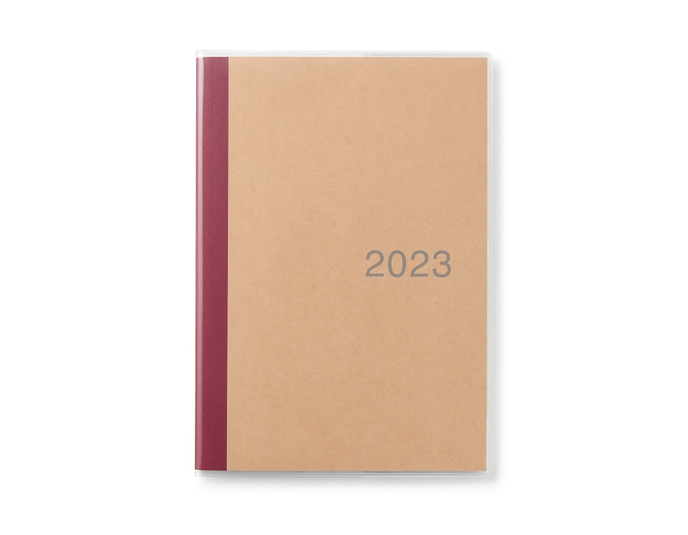 Muji 2023 Planner Muji 2023 Kraft Paper Monthly Planner Etsy Hong Kong