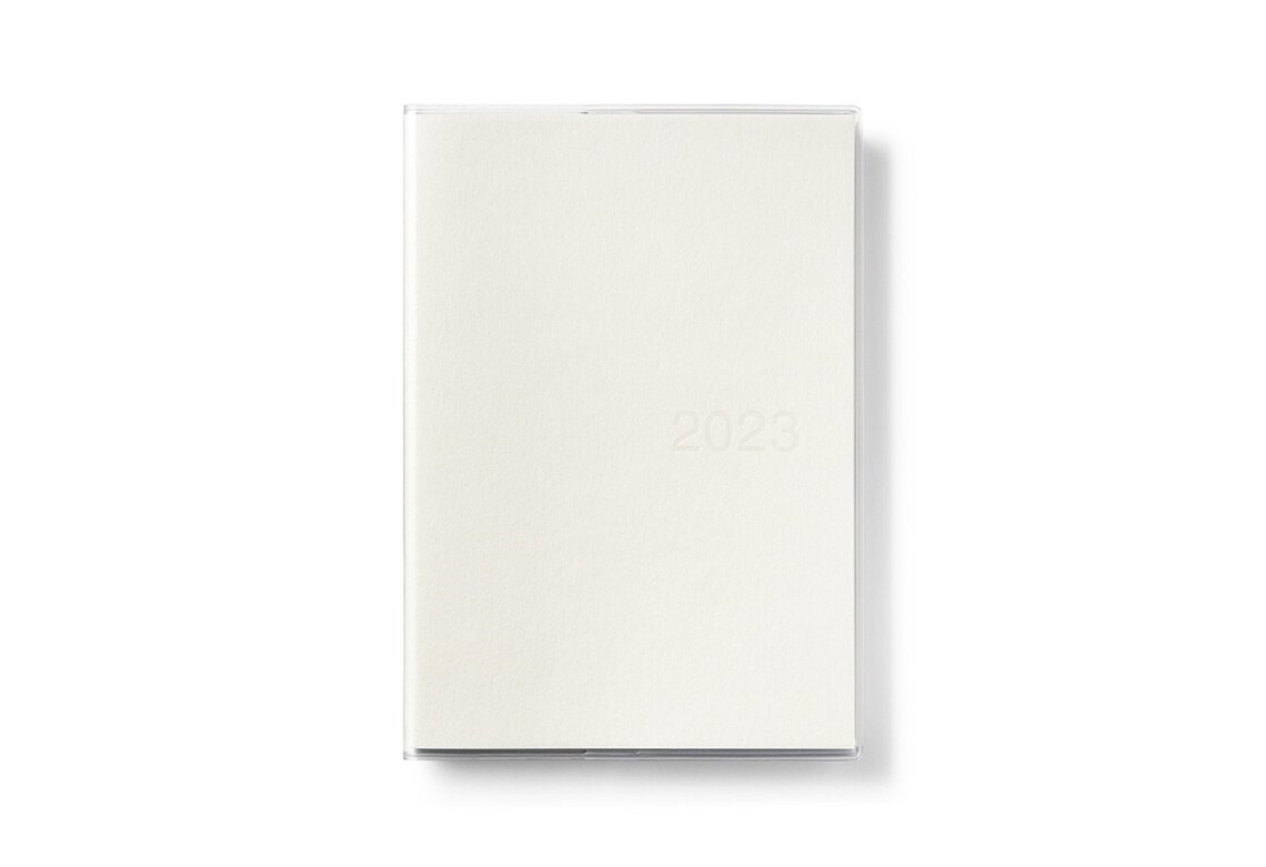 Muji Vertical 2023 Planner Muji 2023 Scheduler A5/B6 Size Etsy Australia