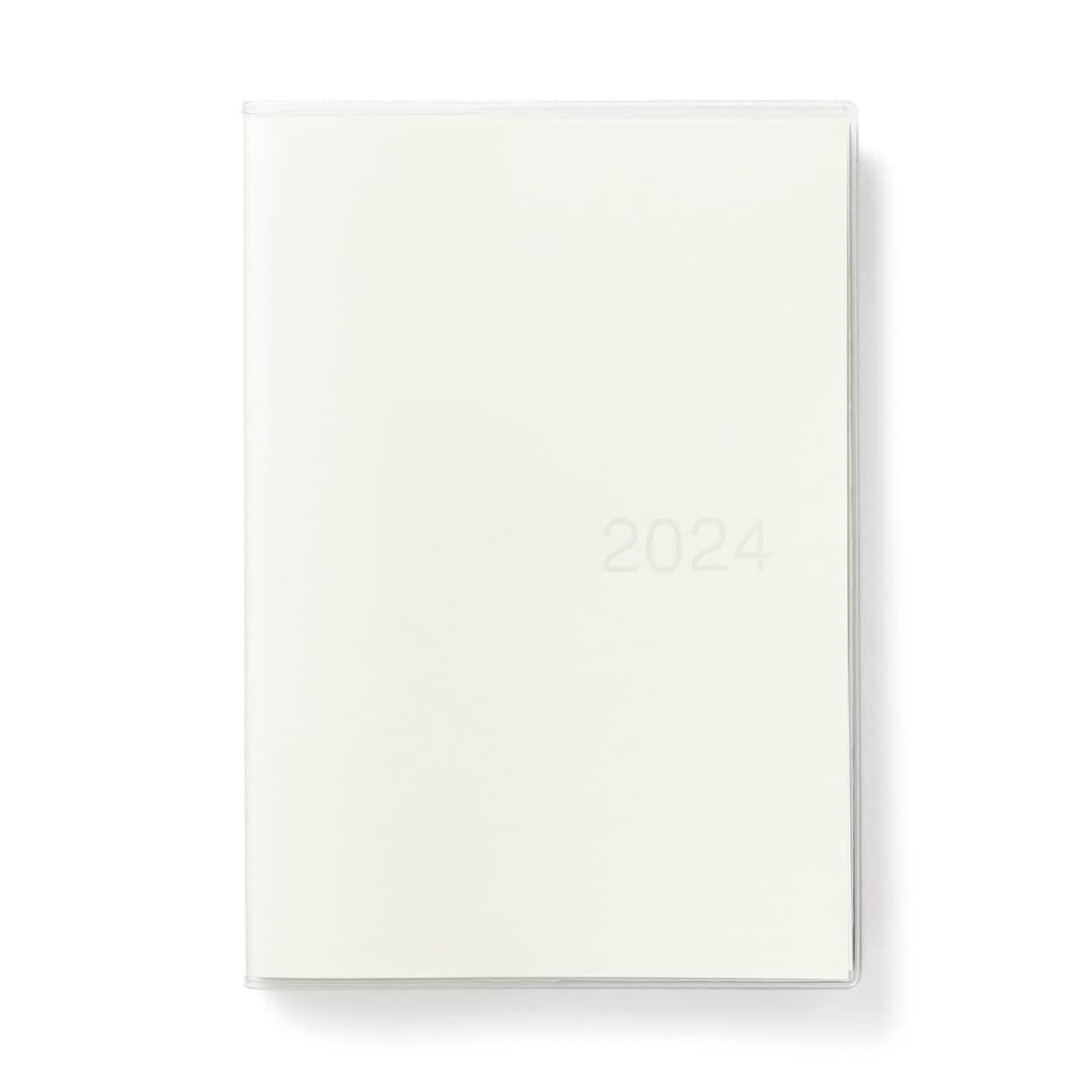 Muji 2024 Vertical Planner A5/B6 Size Black Grey/white Grey Etsy