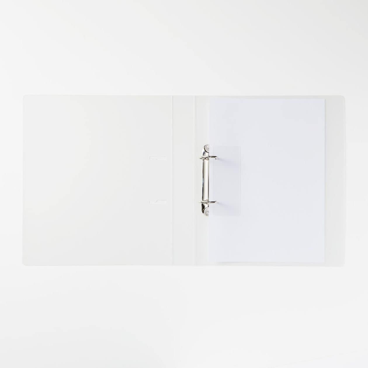 Muji Ring Binder 2 Ring PP Clear No Color A5 / B5 / A4 Etsy Hong Kong