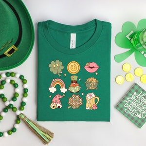 St Patrick&#39;s Day Sweatshirt, Lucky Charm Sweatshirt, St Patricks Day Shirt, Shamrock Shirt, Rainbow Sweater, Lucky Sweatshirt,Saint Patricks