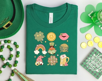 St Patrick's Day Sweatshirt, Lucky Charm Sweatshirt, St Patricks Day Shirt, Shamrock Shirt, Rainbow Sweater, Lucky Sweatshirt,Saint Patricks