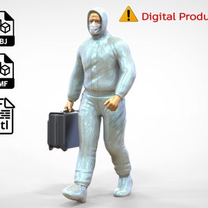 CSI Miniature: Scene Investigation Crew 3D Print File (STL, OBJ, 3MF)