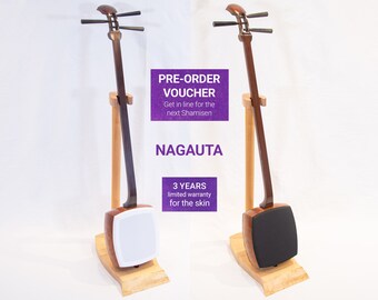 Pre-order voucher - Nagauta Shamisen - Synthetic Skin - Complete Kit - Express Shipping